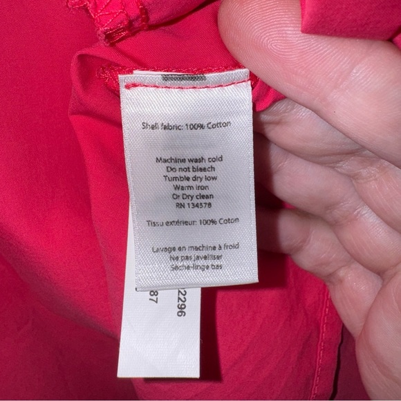 VINEYARD VINES 144th Kentucky Derby Hot Pink Cotton Side Ruffle Sheath Dress XS - Picture 12 of 13